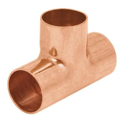 TEE DE COBRE 100MM