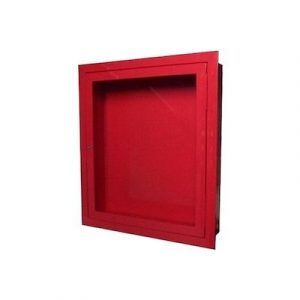 gabinete de lámina rojo contraincendio